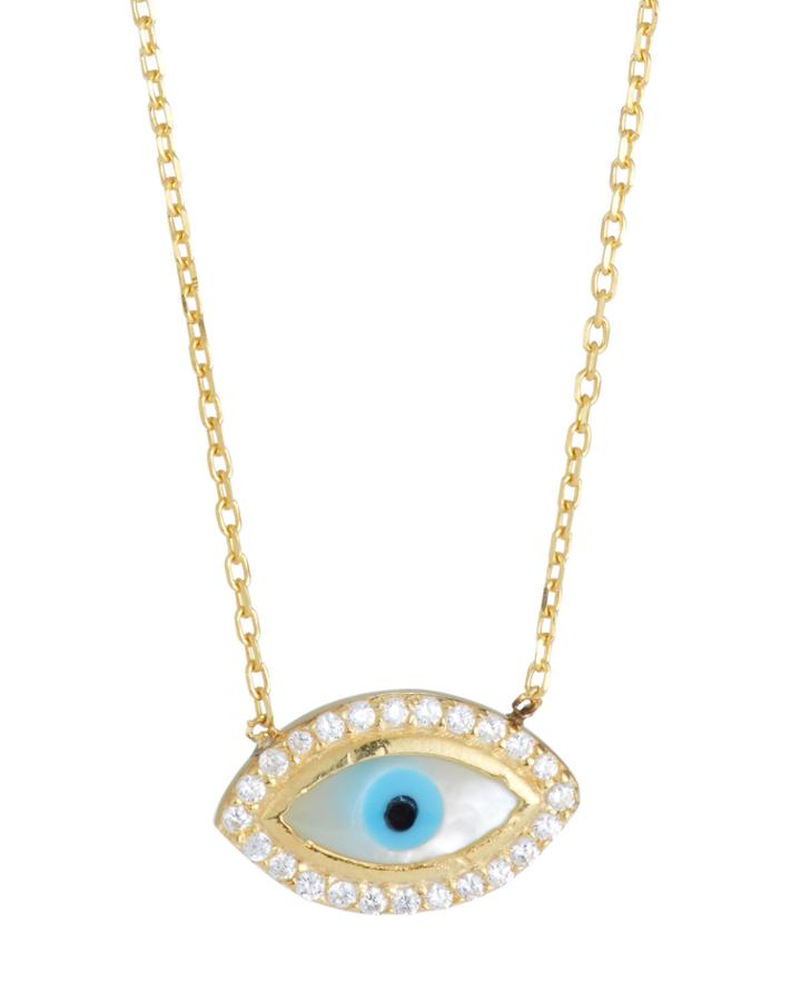Jenna Evil Eye Pendant Necklace