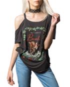 Disney's Bambi Cold-shoulder Graphic Tee
