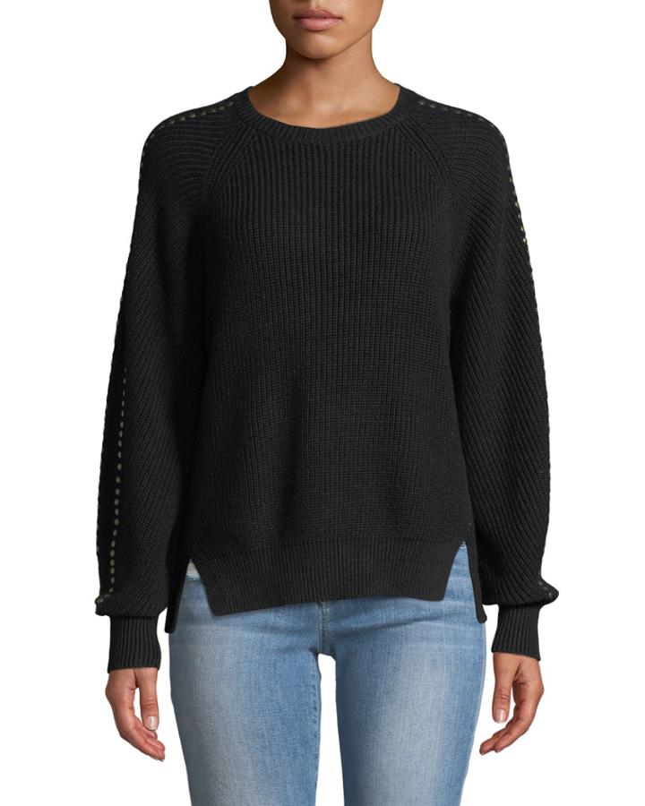 Daxton Studded Crewneck