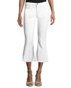 The Cropped Flip Flop Jeans, White