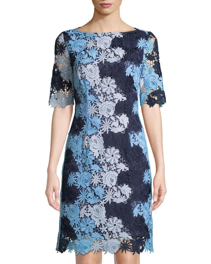 Floral Lace Short-sleeve