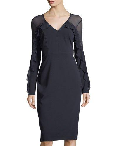 Illusion V-neck Long-sleeve