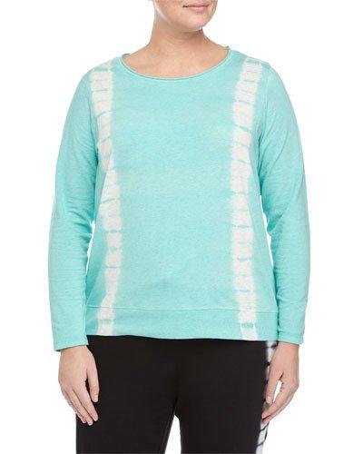 Pullover Tie-dye Top, Lagoon, Women's