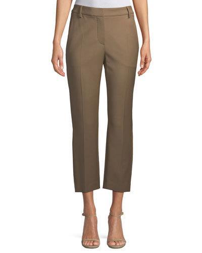 Side-paneled Stretch Crepe