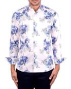Men's Semi-fitted Lily Floral Poplin