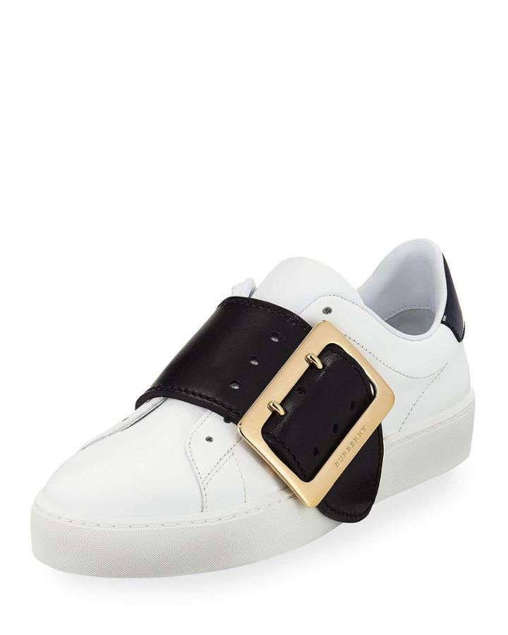 Two-tone Leather Platform