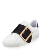 Two-tone Leather Platform