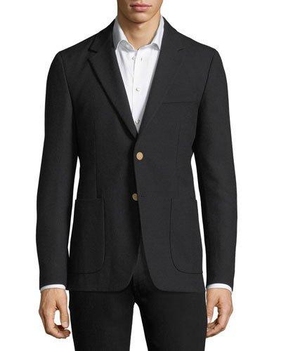 Wool Two-button Blazer