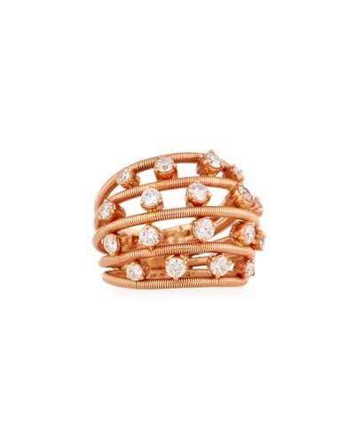 14k Fancy Wire & Diamond Ring,