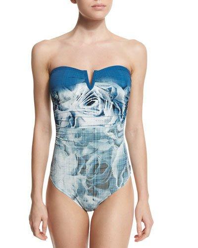 Printed V'd One-piece