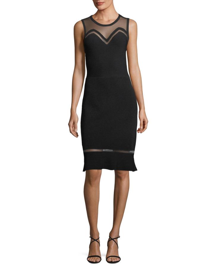 Saskia Illusion Sleeveless Dress