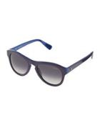 Butterfly Acetate Sunglasses, Violet