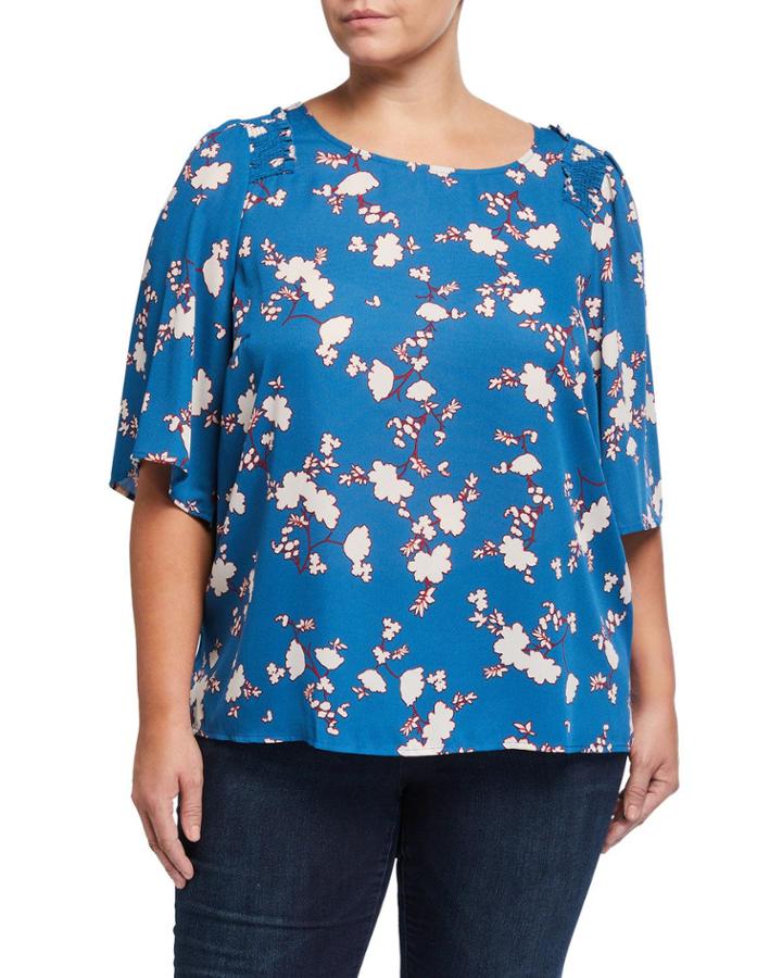 Plus Size Bette Flutter-sleeve