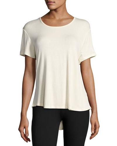 Reina Cutout-back Jersey Tee