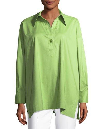 Boxy Poplin Tunic