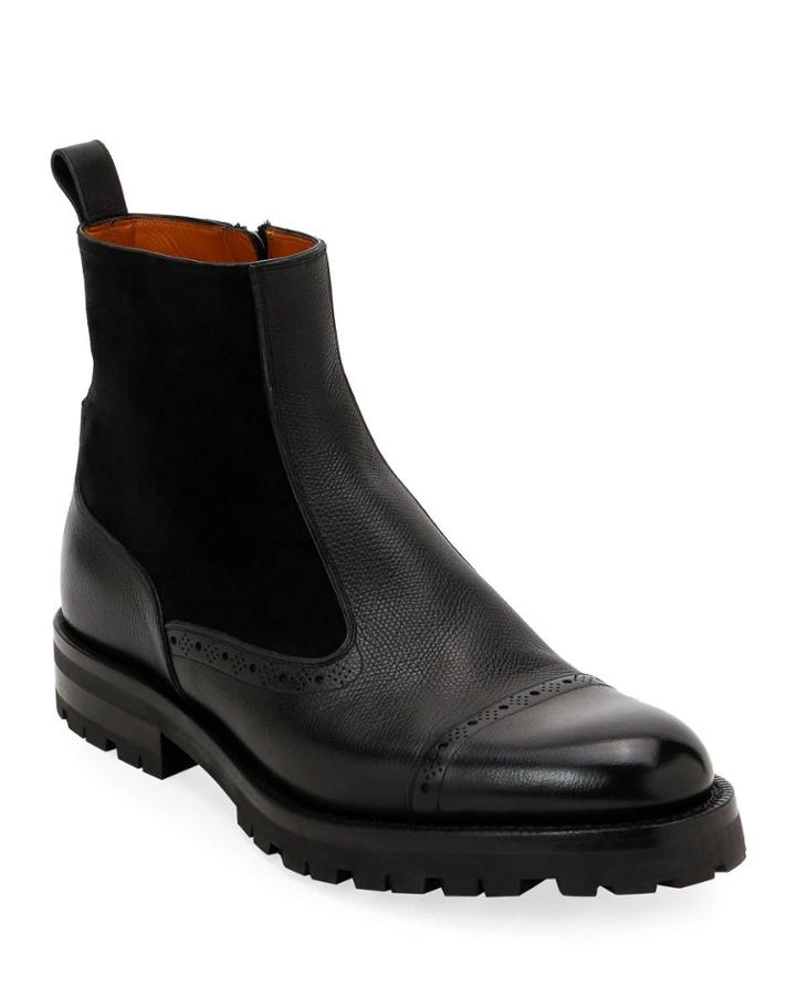 Men's Geber Leather & Suede