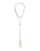Multilayer Y-drop Tassel Necklace