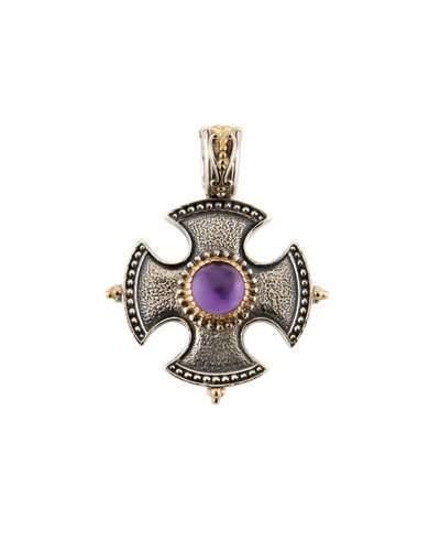 Erato Amethyst Doublet Cross
