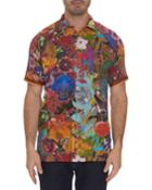 Men's Landscapes Floral-print Linen