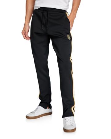 Men's Jacquard Stripe Track Pants