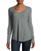 Scoop-neck Thermal Tunic