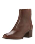 Teri Zip Pleated Back Bootie