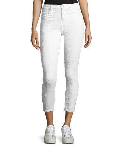 Alana High-rise Cropped Skinny Jeans, White