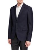 Men's Wool 2-button Blazer