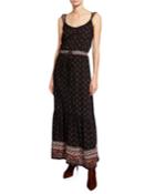 Button-down Ruffle Printed
