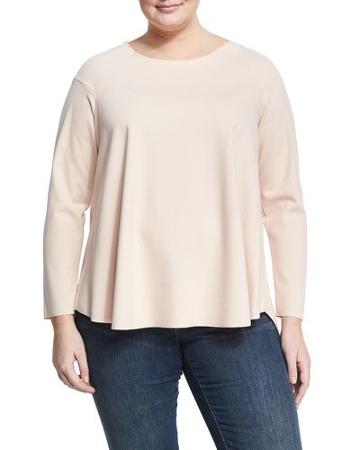 Raglan-sleeve Swing Top,