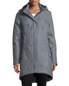 Temescal Hooded Snap-front Parka Jacket