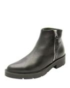 Tala Leather Zip Ankle Bootie