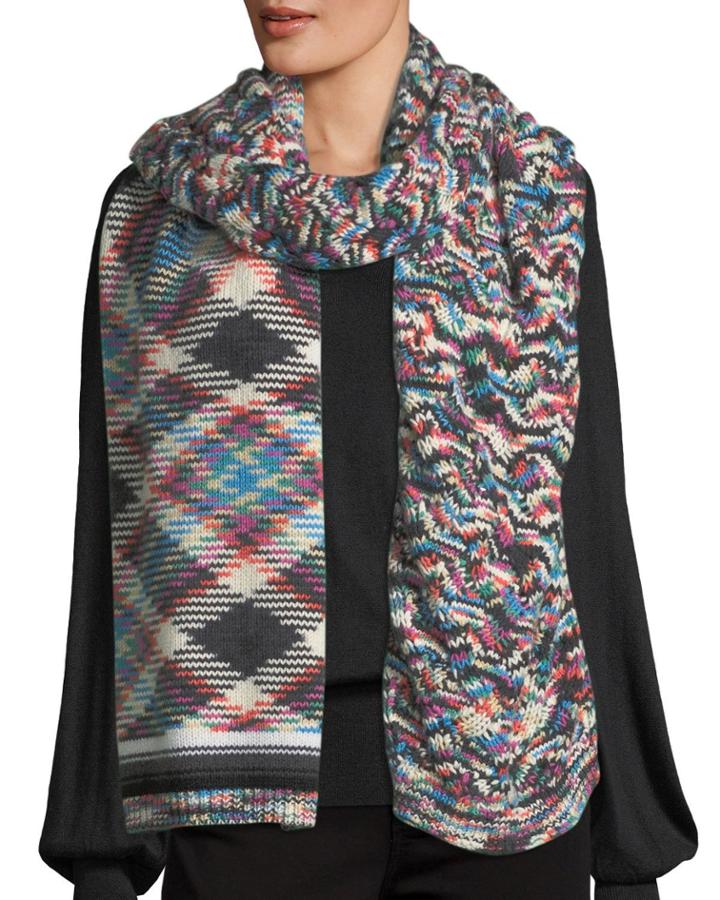 Mixed-pattern Knit