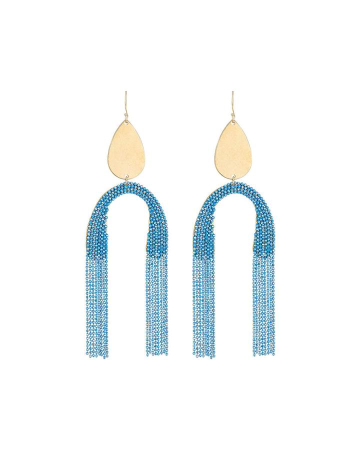Upside-down Fringe Earrings
