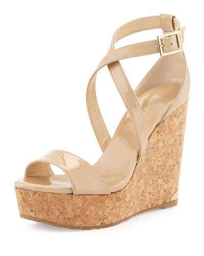 Portia Crisscross Platform Wedge