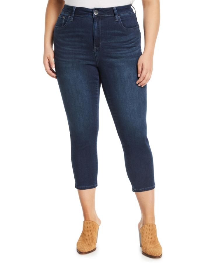 Slimmaker Skinny Cropped Jeans,