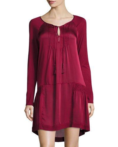 Kerr Drop-waist Dress, Garnet