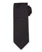 Solid Silk Tie, Dark Gray