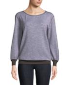 Nessa Striped 3/4-sleeve Blouse