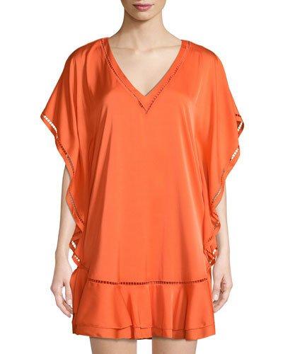 Roca V-neck Ruffled Dress