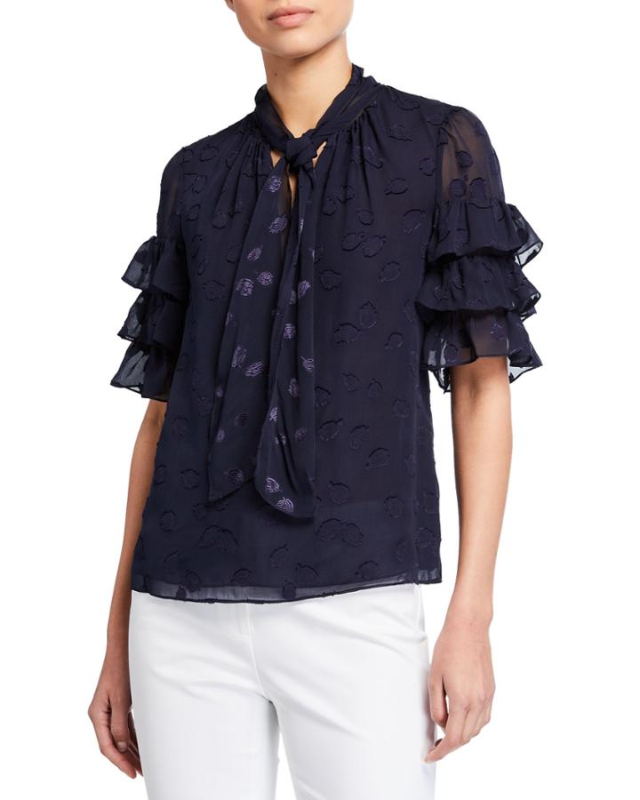 Tulip Clip Neck-tie