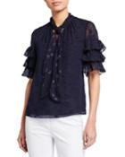 Tulip Clip Neck-tie