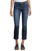 Reese Straight-leg Ankle Jeans, Blue