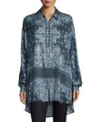 Paisley High-low Tunic, Bandana