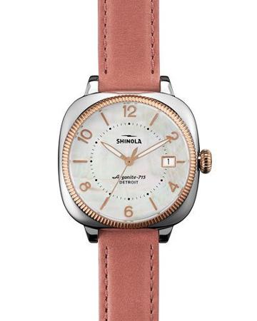 36mm Gomelsky Two-tone Watch, Pink