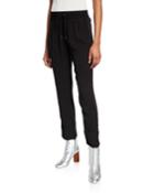 Drawstring Viscose Jogger Pants