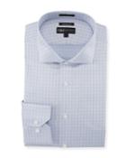 Men's Slim-fit Regular-finish Dobby Check Dress