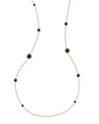 Lollipop&reg; 18k Mini Station Necklace In Onyx