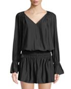 Lane Drop Waist V-neck