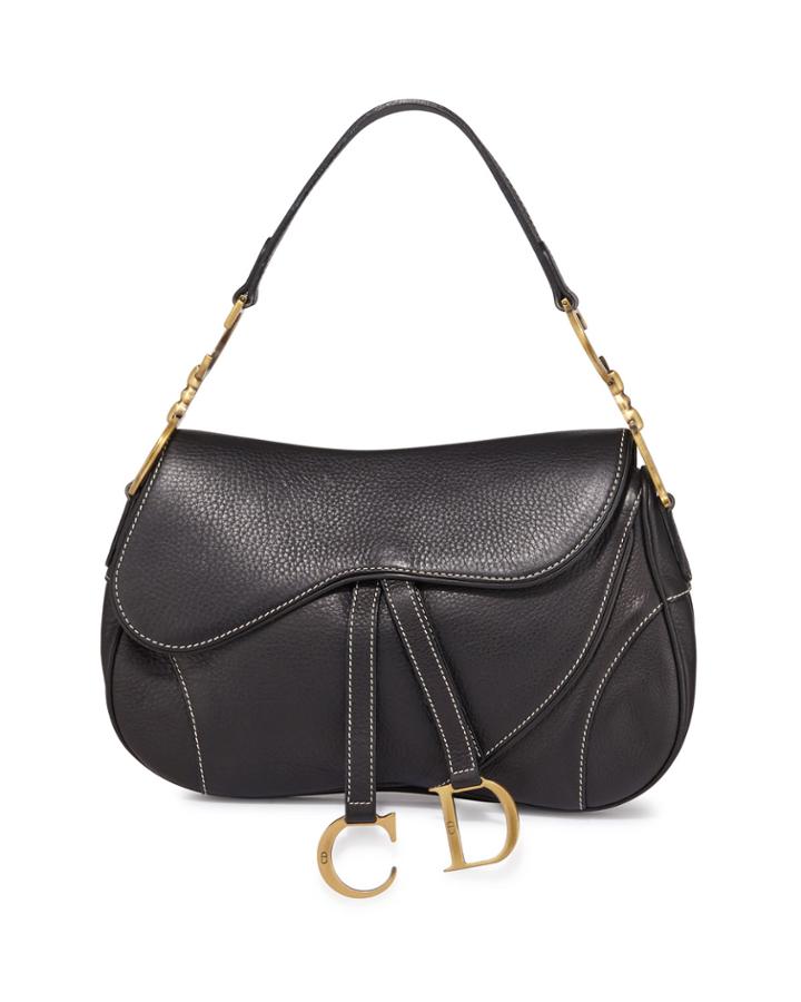 Pebbled Leather Double